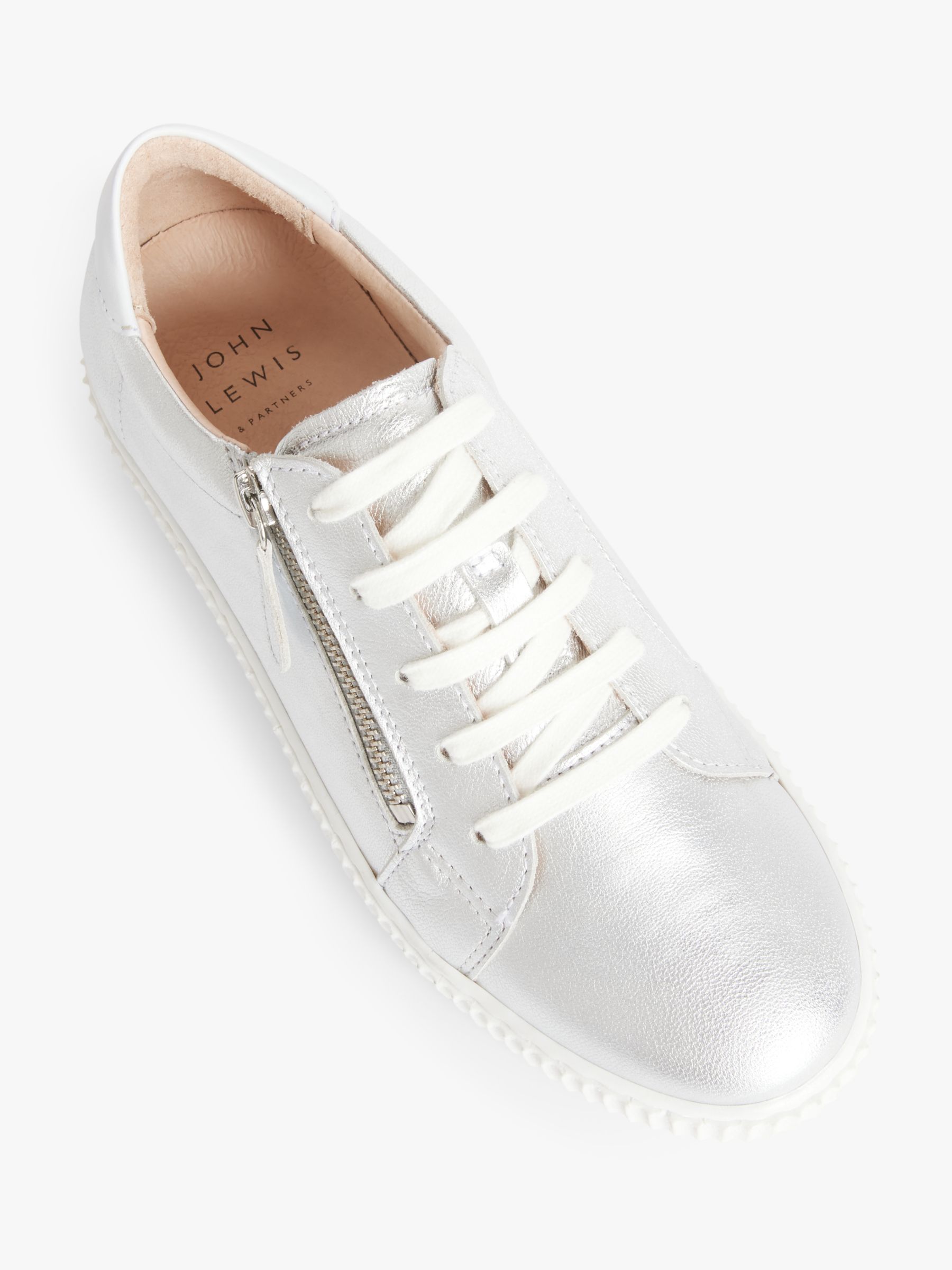 Buy John Lewis Edison Leather Trainers Online at johnlewis.com