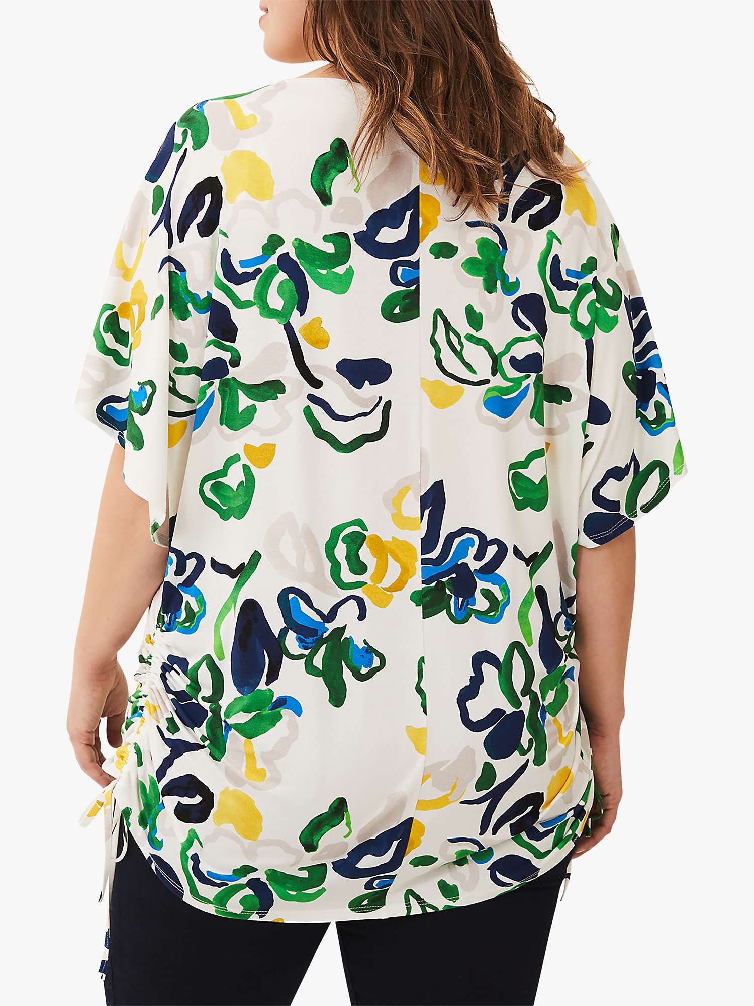 Buy Studio 8 Avery Abstract Print Top, Ivory/Multi Online at johnlewis.com