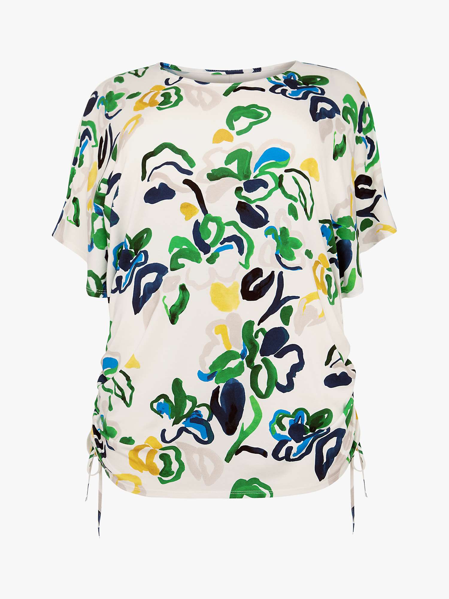 Buy Studio 8 Avery Abstract Print Top, Ivory/Multi Online at johnlewis.com