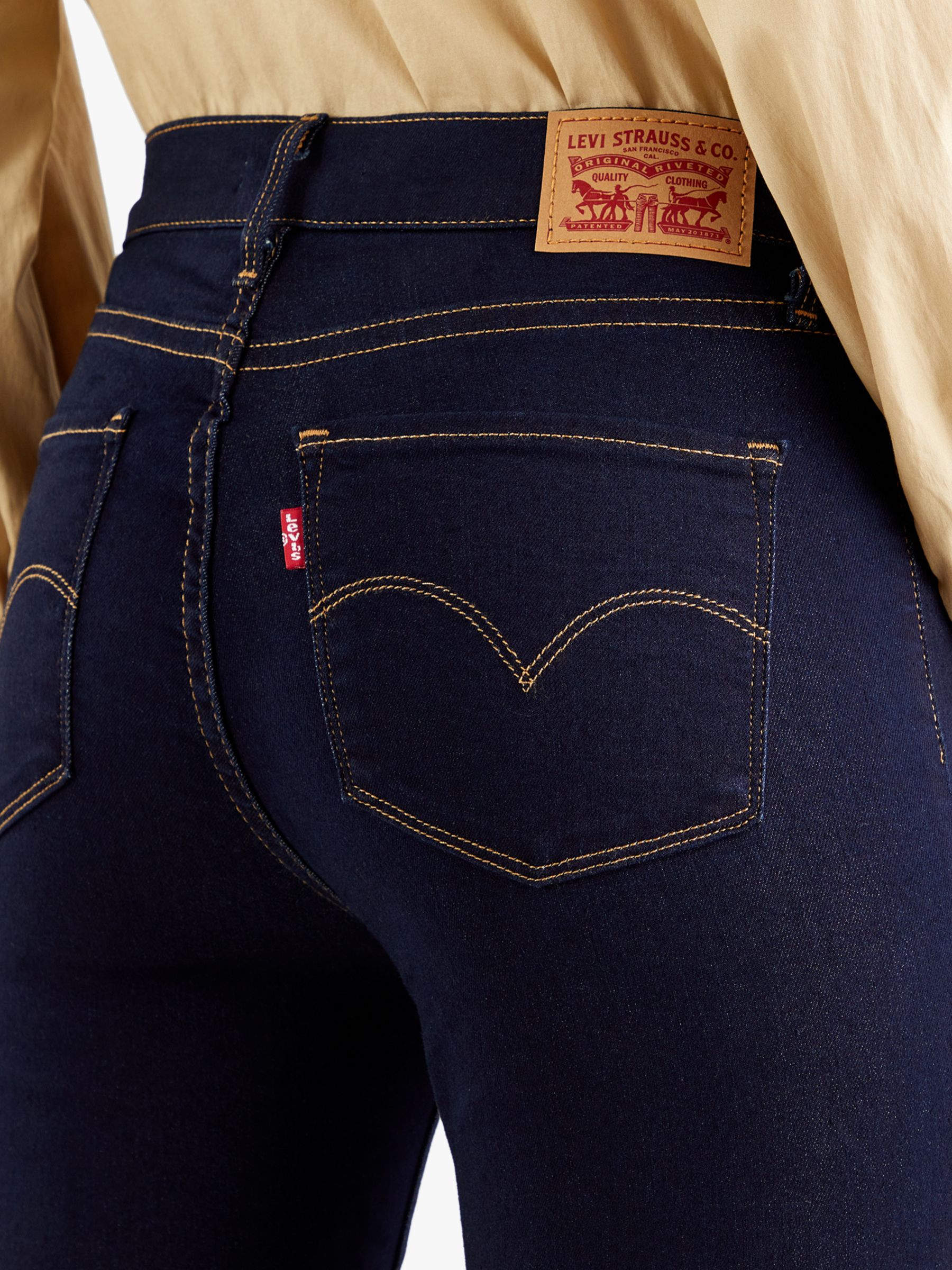 Levi's 311 Shaping Skinny Jeans, Darkest Sky at John Lewis & Partners