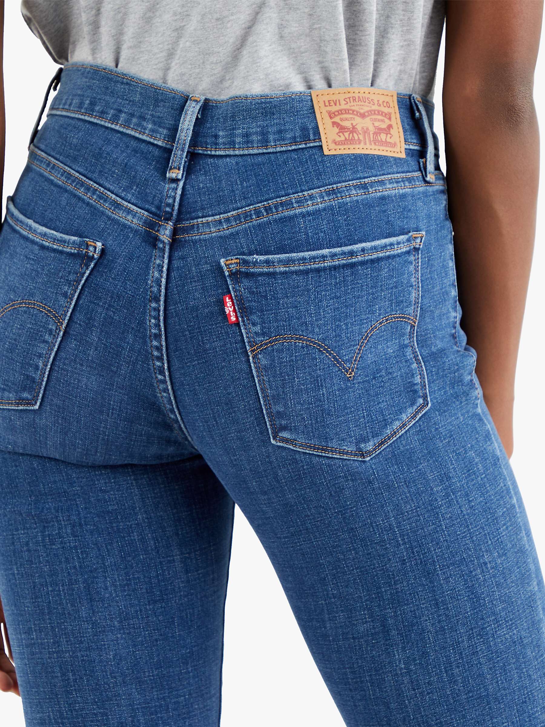 Levi's 312 Shaping Slim Jeans, Lapis Breeze at John Lewis & Partners