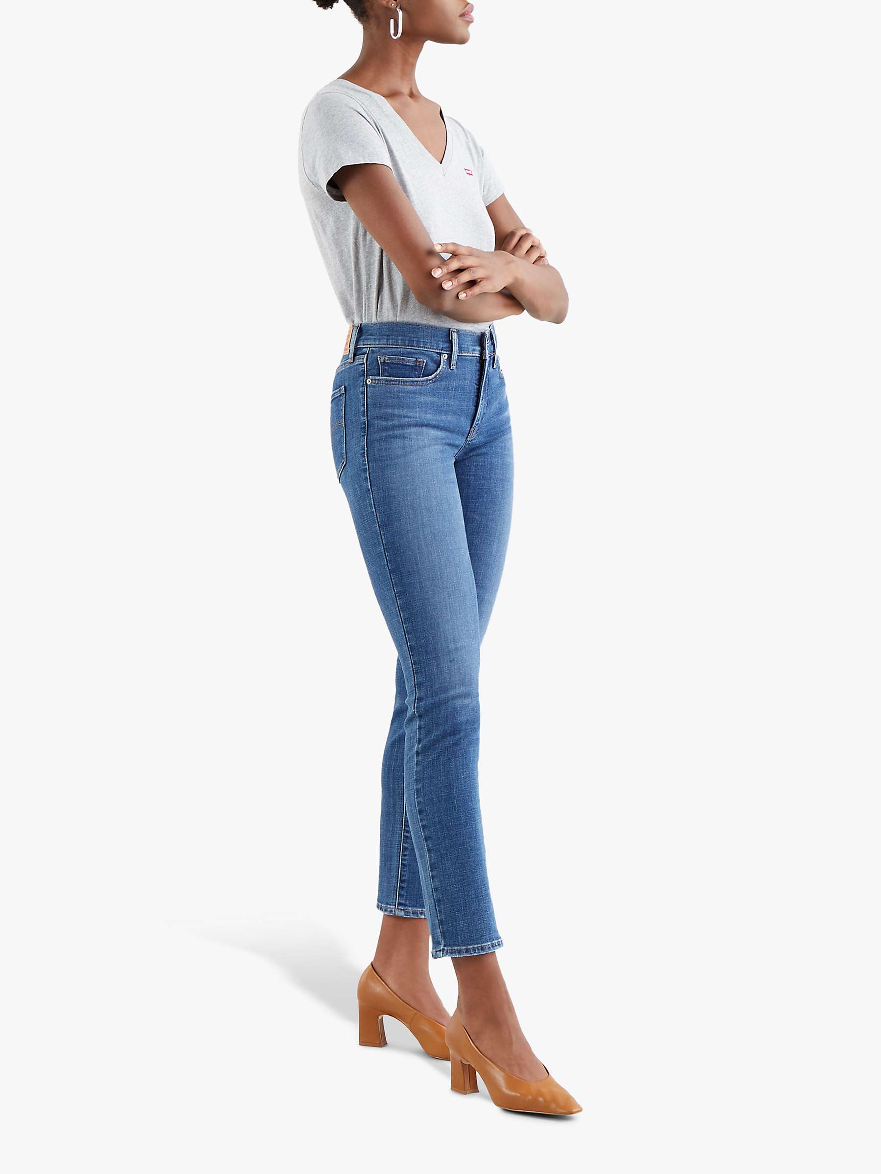 Buy Levi's 312 Shaping Slim Jeans, Lapis Breeze Online at johnlewis.com