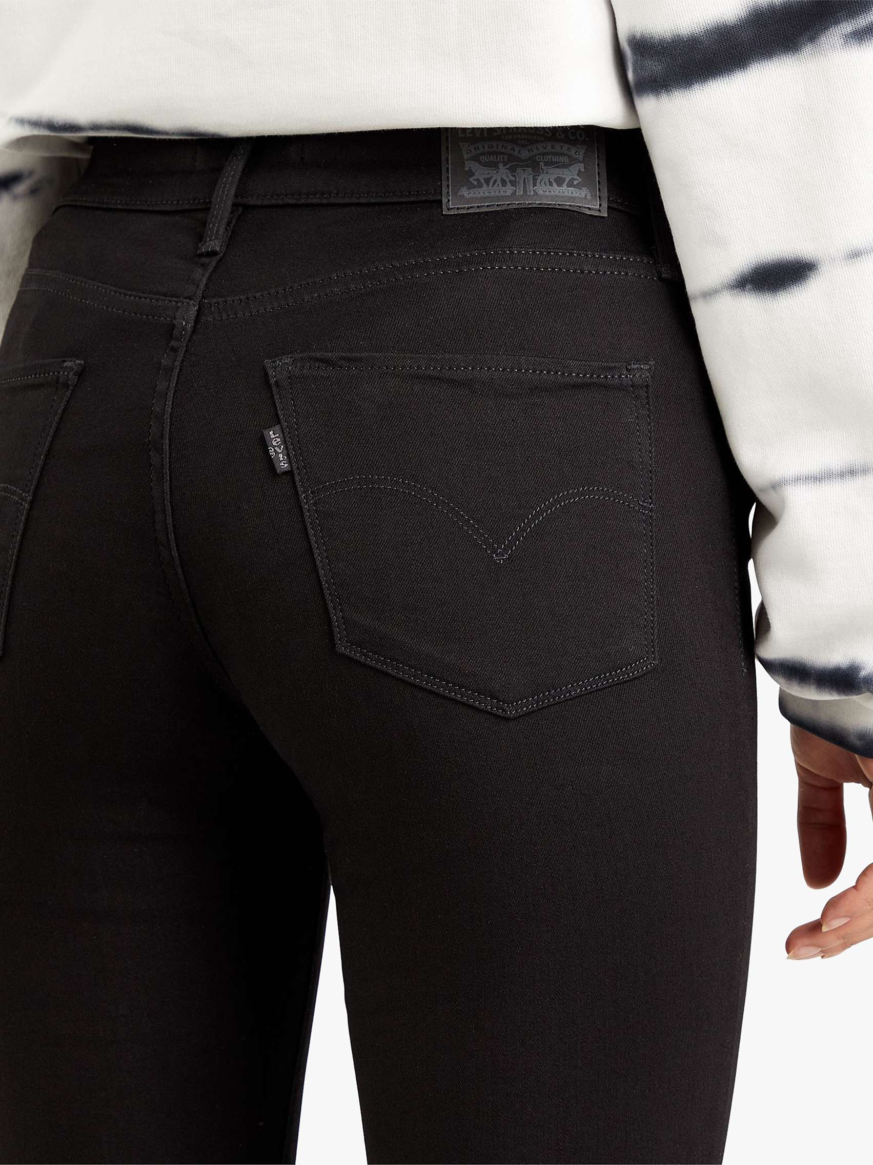 Buy Levi's 311 Shaping Skinny Jeans, Soft Black Online at johnlewis.com