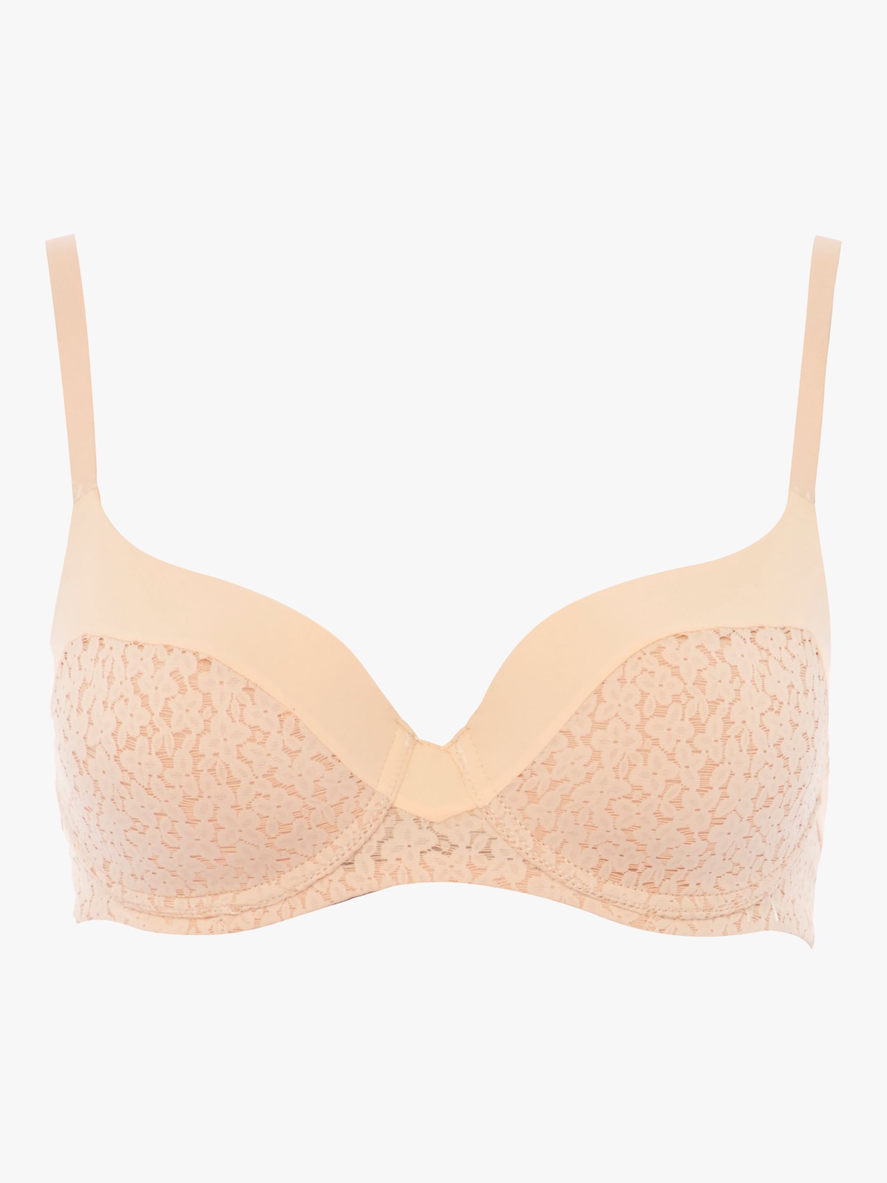 Femilet Norah Soft Feel T-Shirt Bra, Dusky Pink at John Lewis & Partners