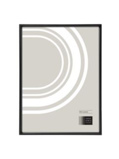 John Lewis Aluminium Poster Frame, Black, 12 x 16" (30 x 40cm)