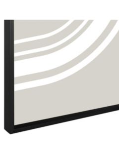 John Lewis Aluminium Poster Frame, Black, A4 (21 x 30cm)