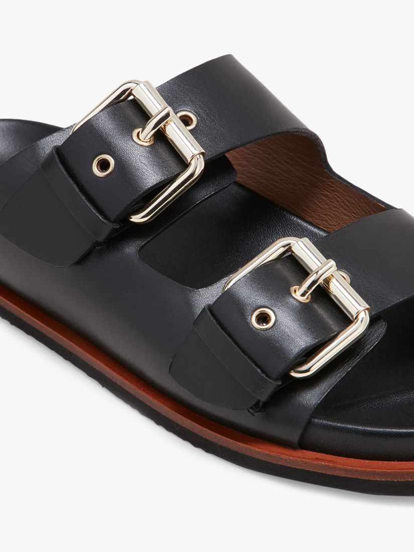 Jigsaw Ivy Leather Footbed Slider Sandals