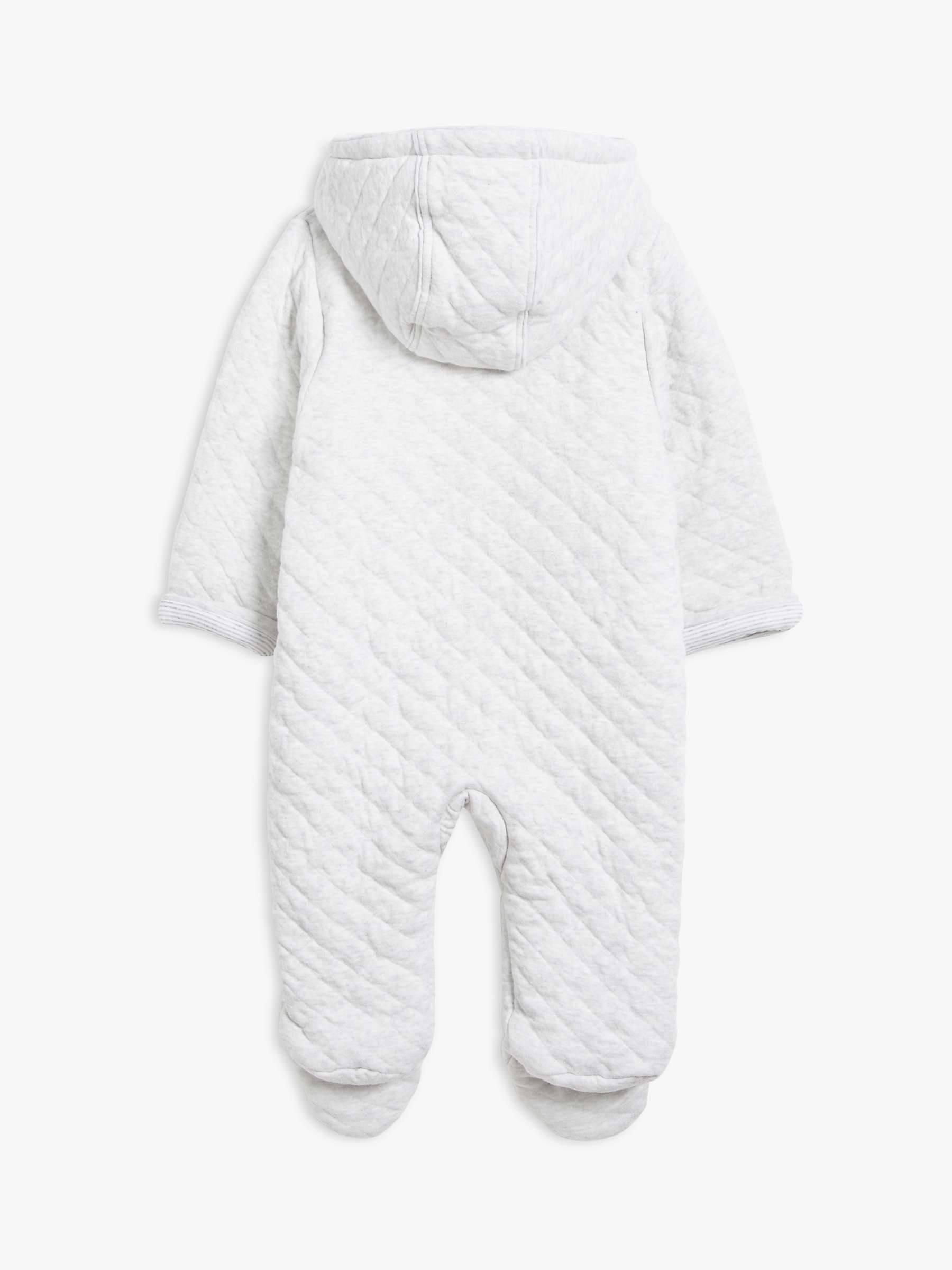 Buy John Lewis Baby Quilt Wadded Pramsuit Online at johnlewis.com