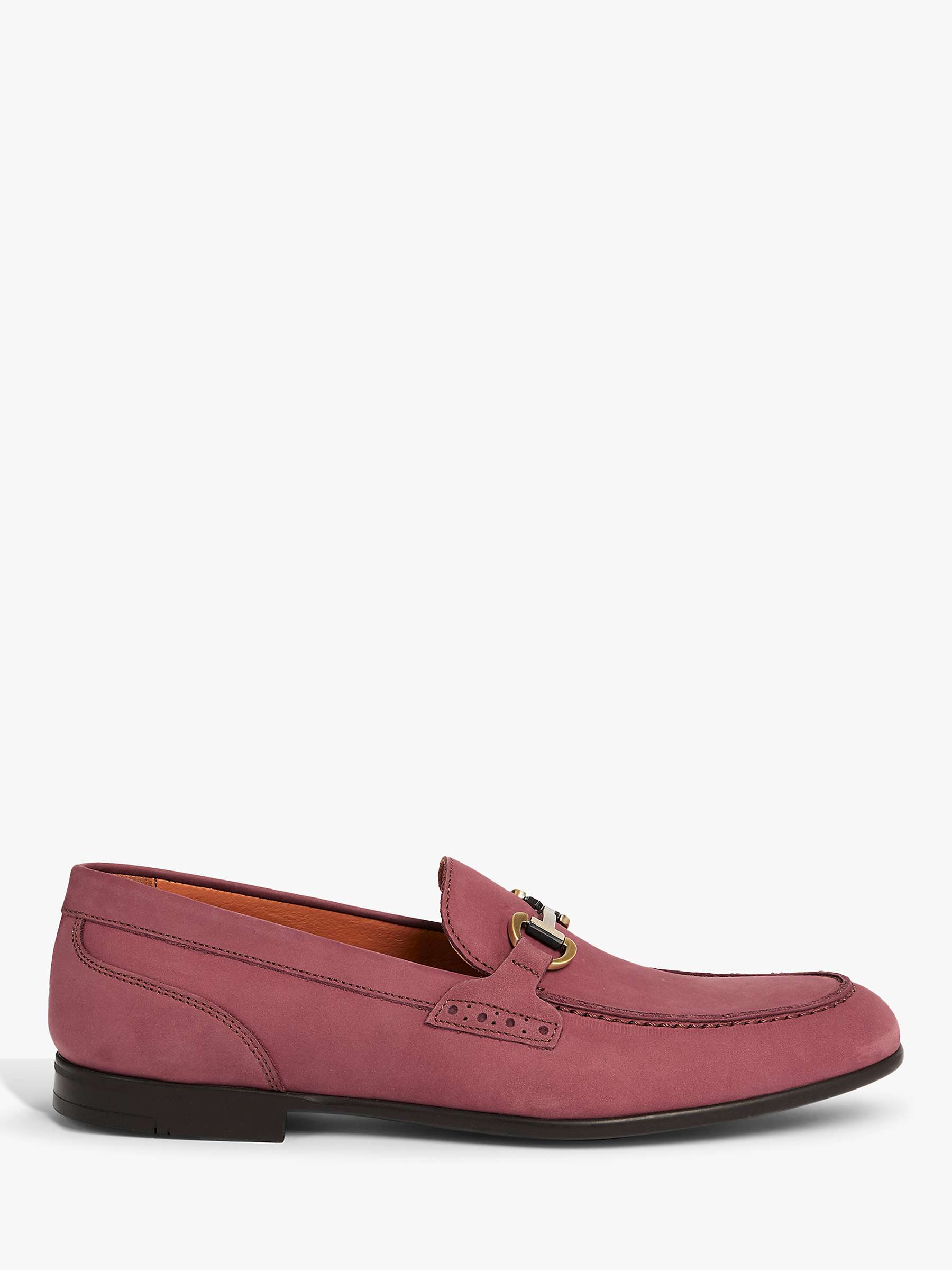 Ted Baker Rayzin Saddle Loafers, Light Pink at John Lewis & Partners