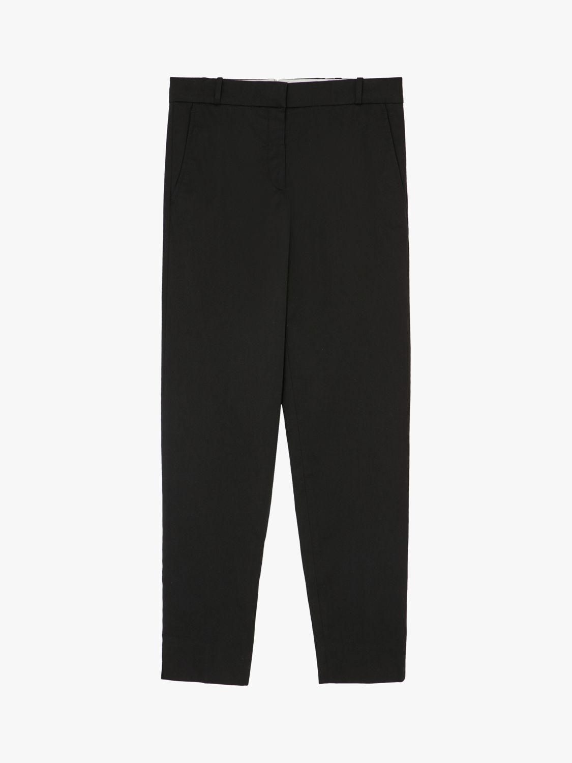 Jigsaw Portofino Cropped Slim Chinos, Black