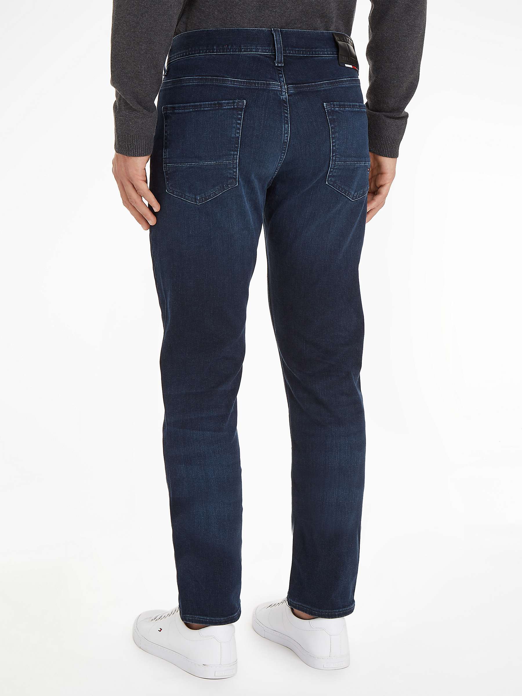 Buy Tommy Hilfiger Bleecker Slim Faded Jeans, Iowa Blue/Black Online at johnlewis.com
