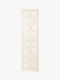 ANYDAY John Lewis & Partners Indoor & Outdoor Medallion Runner, Ivory, L240 x W70 cm
