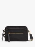 Mint Velvet Nylon Cross Body Bag, Black