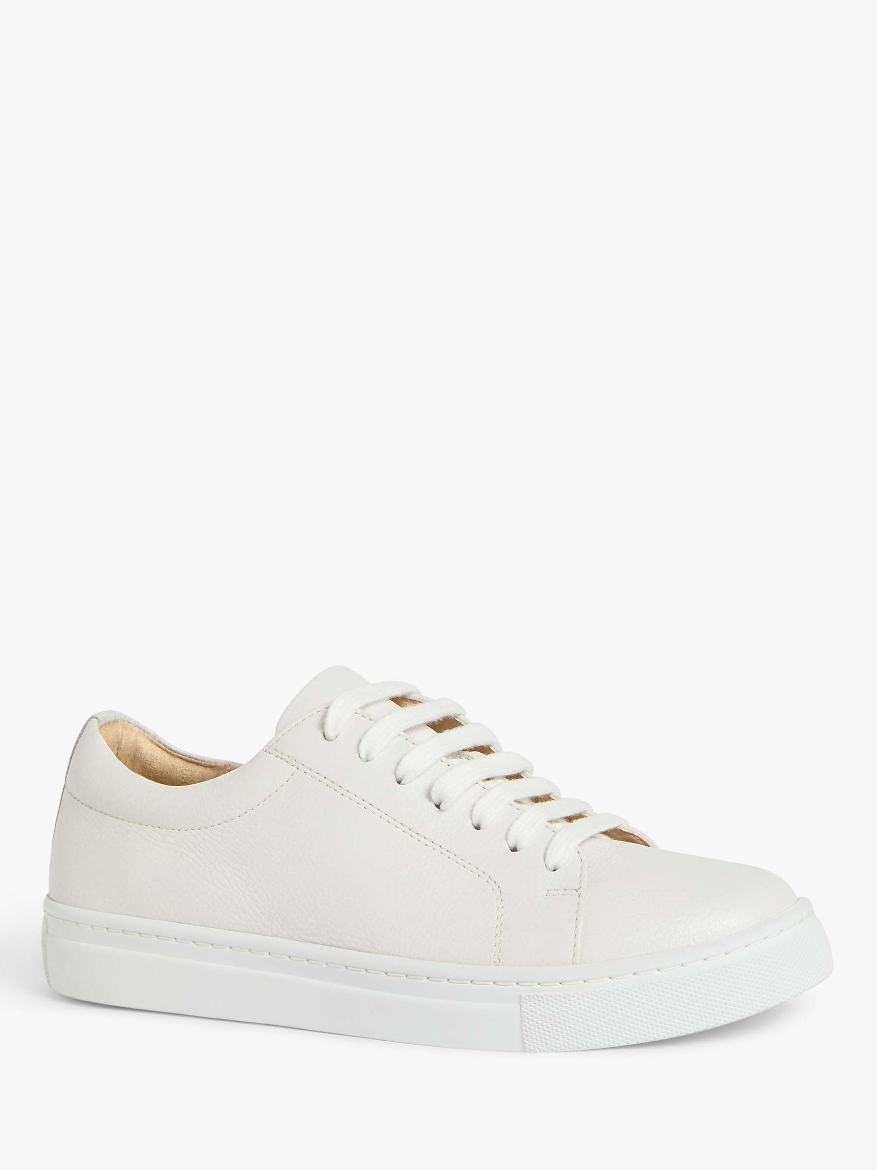 Buy John Lewis Florette Wide Fit Leather Trainers Online at johnlewis.com