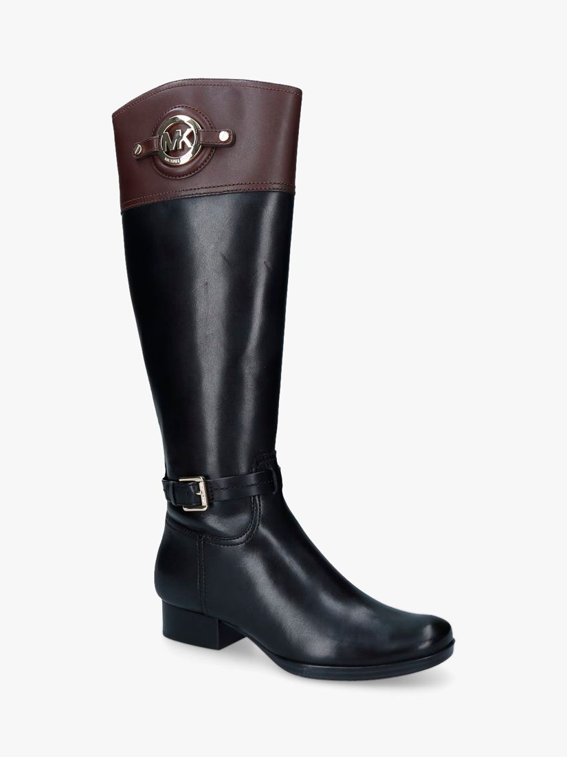 michael kors black and brown boots