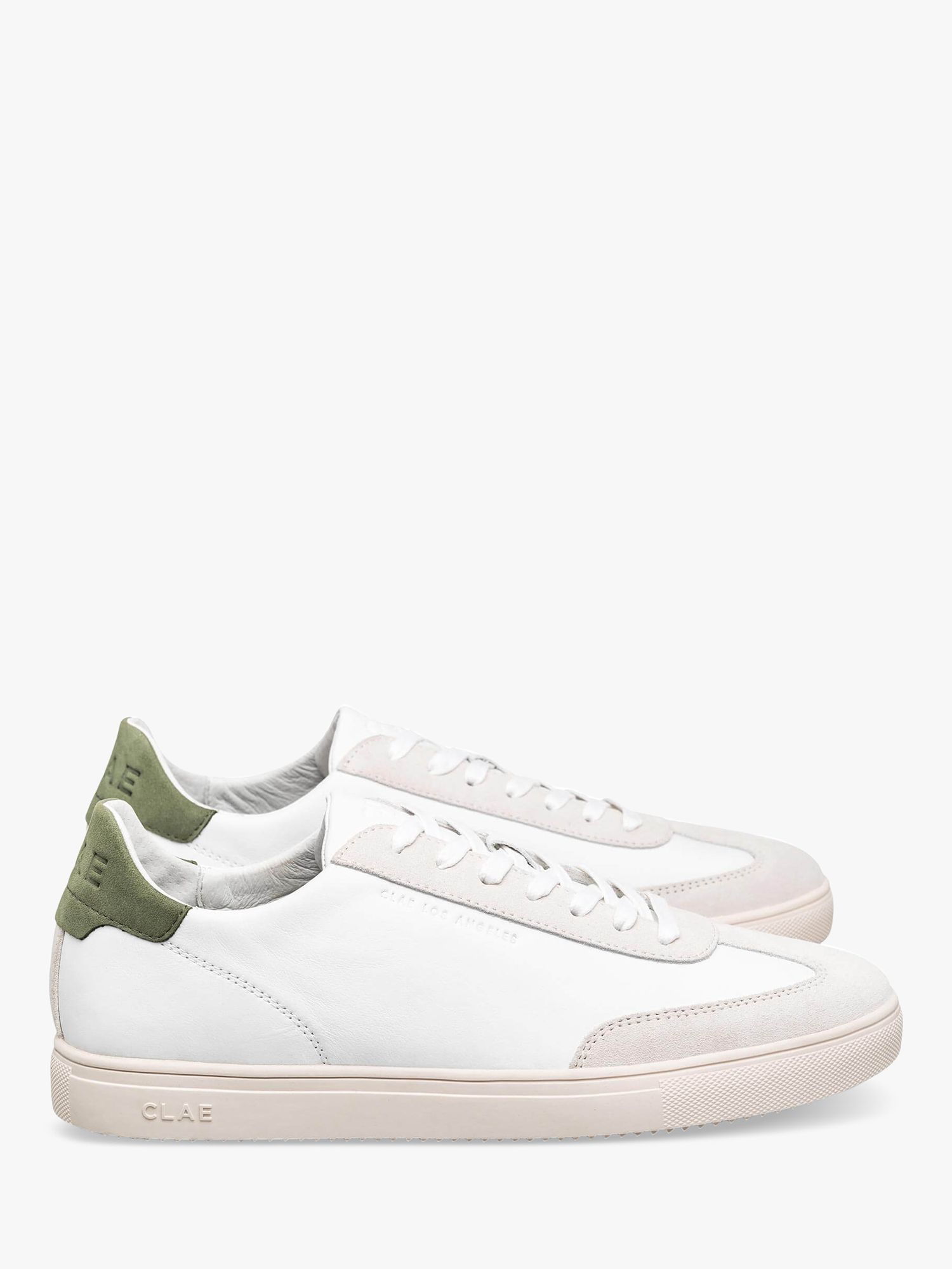 CLAE Deane Leather Trainers, White