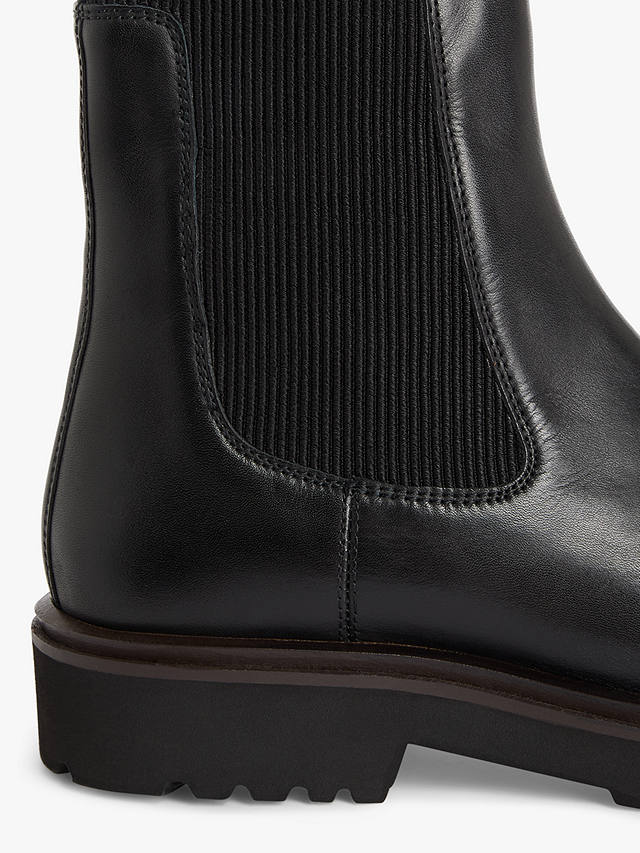 John Lewis ANYDAY Purcell Leather Chelsea Boots, Black