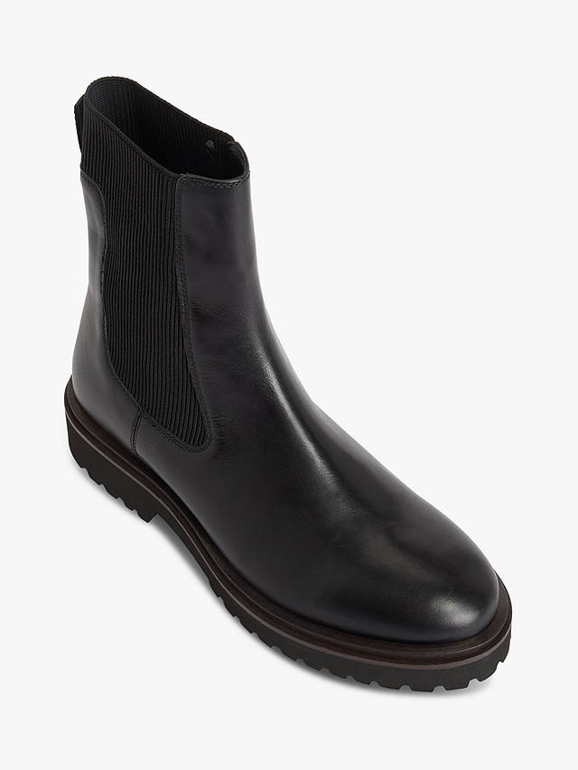 John Lewis ANYDAY Purcell Leather Chelsea Boots, Black