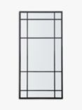 John Lewis & Partners Metal Frame Rectangular Wall Mirror, Black