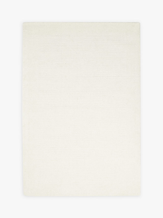 John Lewis ANYDAY Border Wool Rug, Ivory, L300 x W200 cm