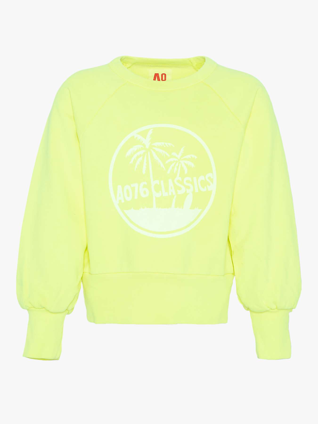 Buy AO76 Kids' Graphic Fluorescent Crew Neck Sweatshirt Online at johnlewis.com