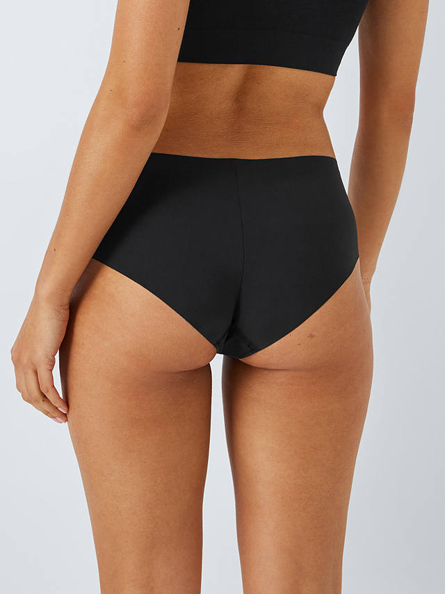John Lewis ANYDAY No VPL Short Knickers, Pack of 3, Black