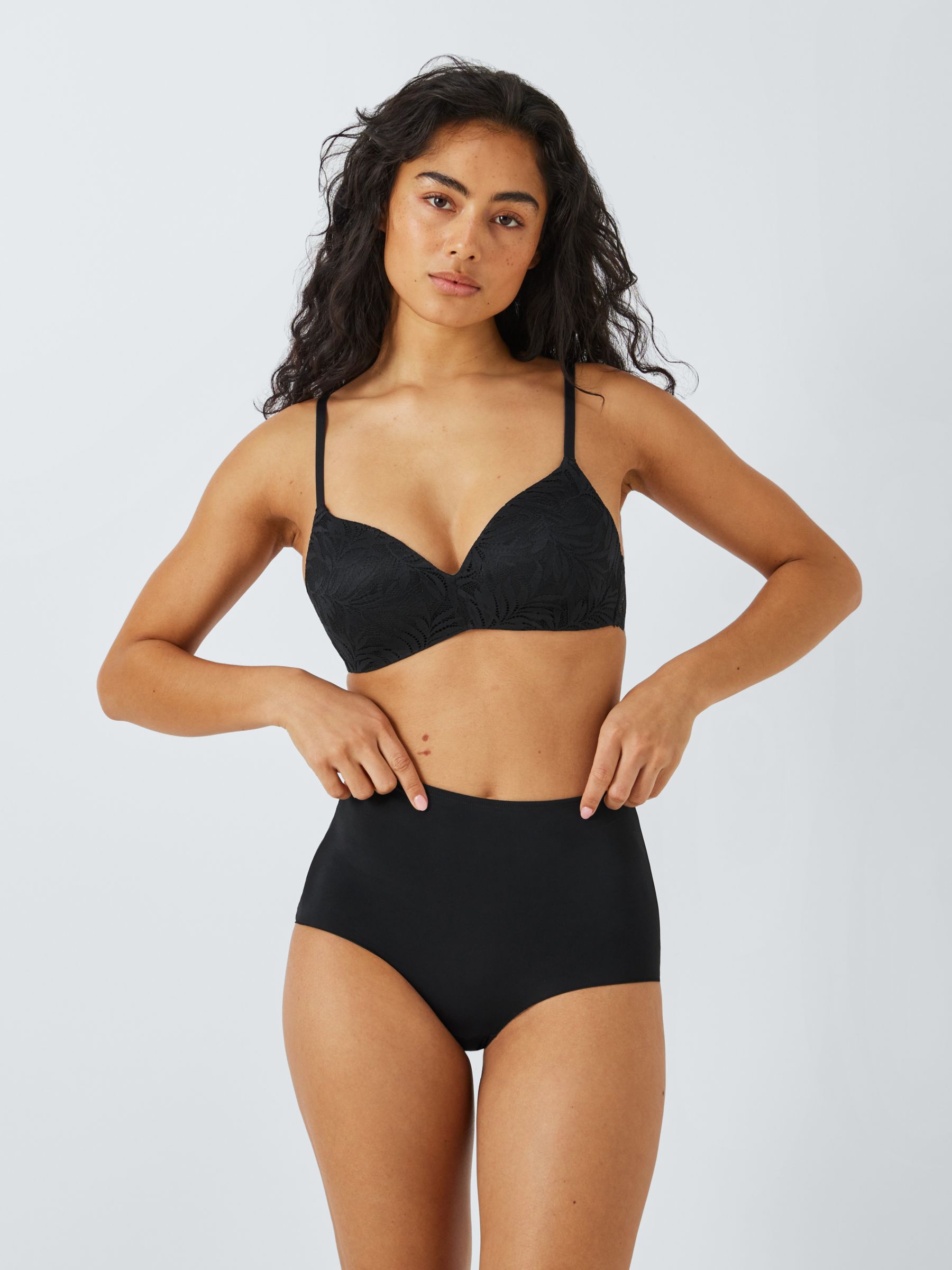 John Lewis ANYDAY Full Shaping Knickers, Pack of 2, Black at John Lewis &  Partners