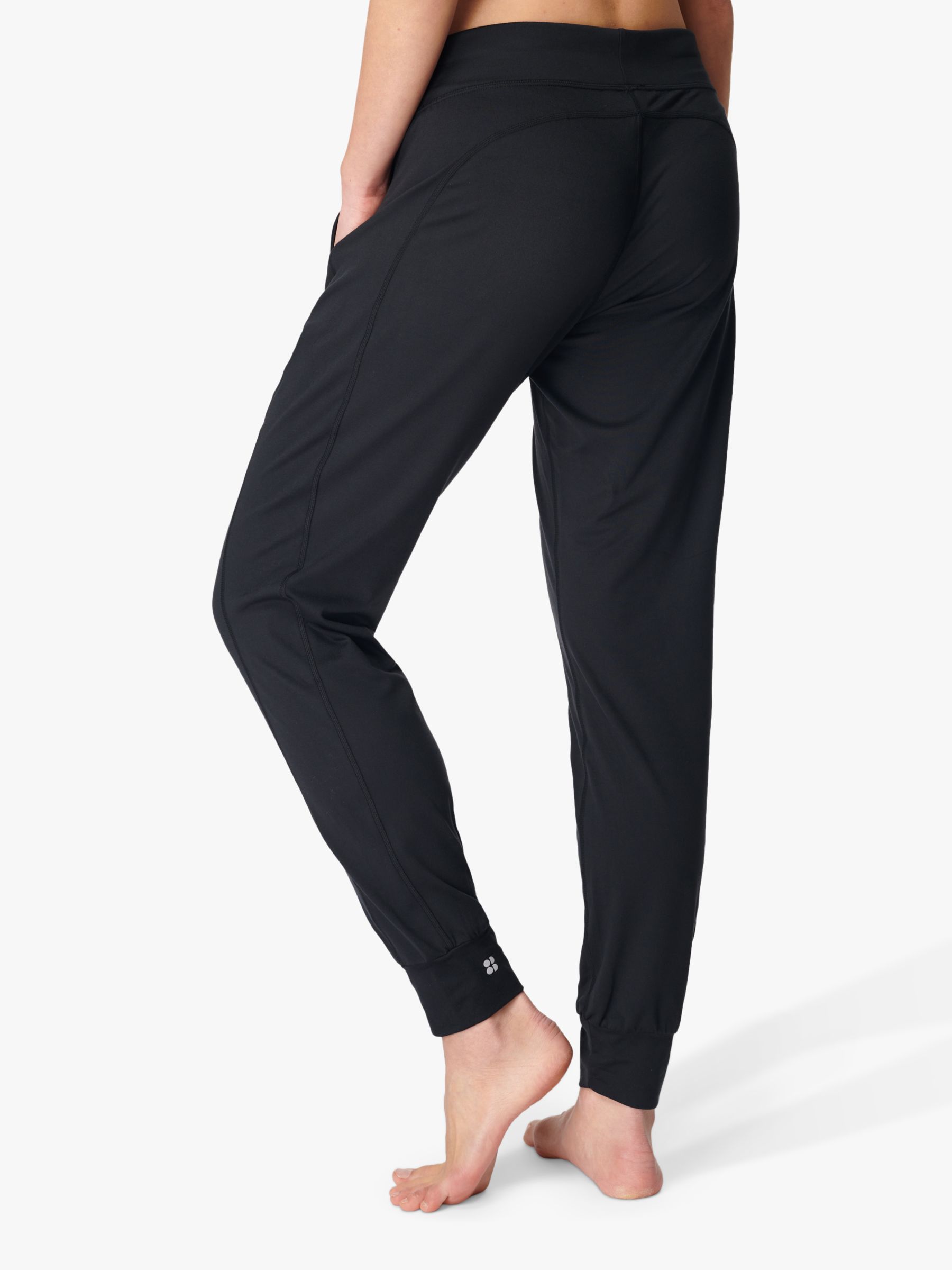 Sweaty Betty Gary Yoga Pants, Black at John Lewis & Partners