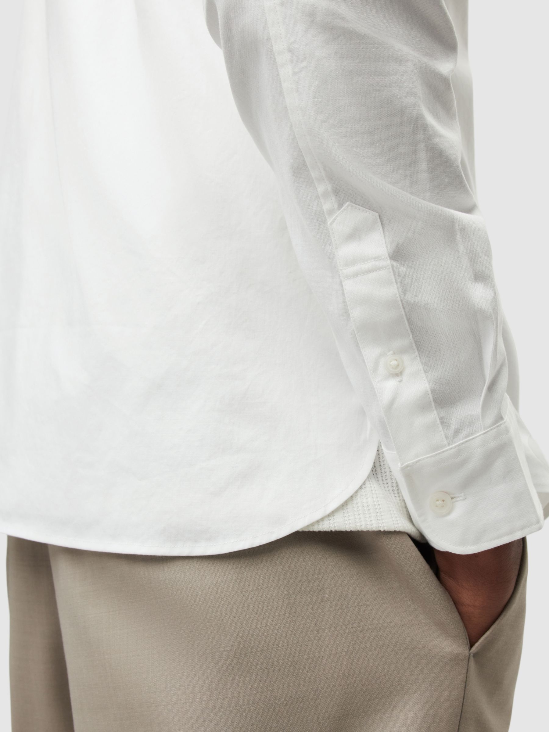 AllSaints Hawthorne Shirt, White, XS