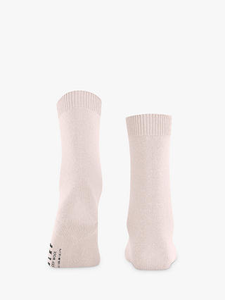 FALKE Cosy Wool Mix Cashmere Blend Ankle Socks, Light Pink