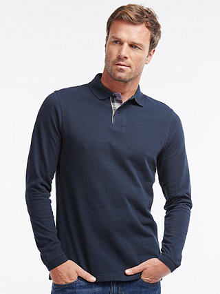 Barbour Essential Long Sleeve Sports Polo Shirt