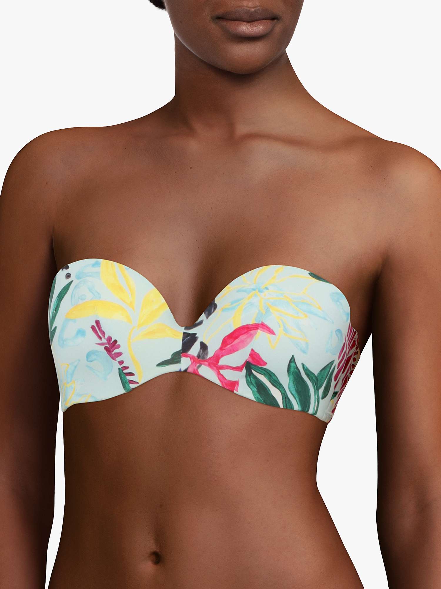 Buy Passionata Jaia Bright Flower Bandeau Bikini Top, Multi Online at johnlewis.com