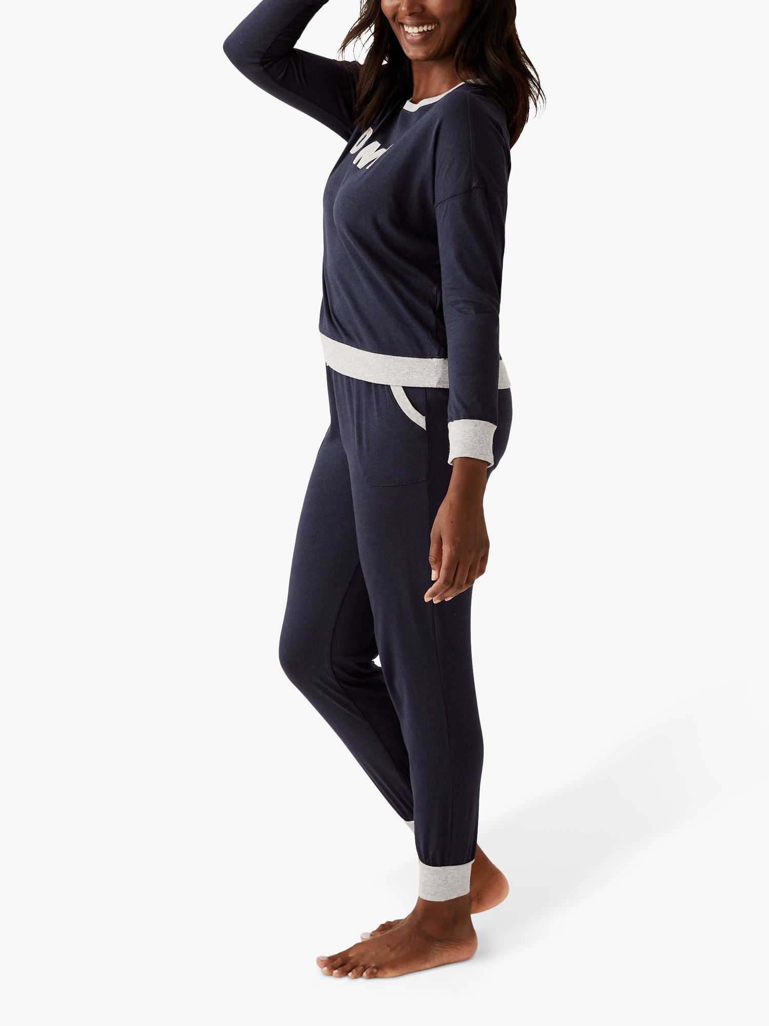Buy DKNY Signature Logo Joggers Pyjama Set Online at johnlewis.com