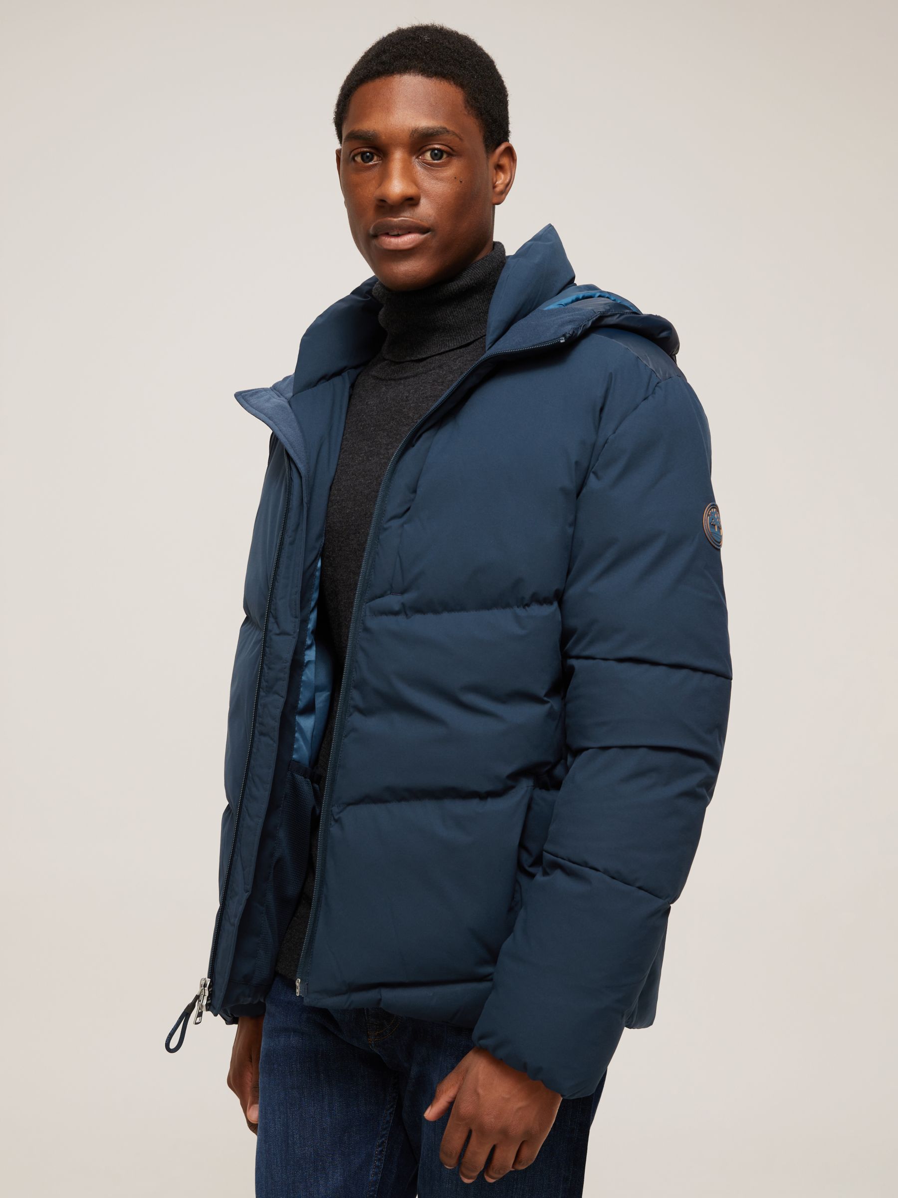 Timberland Quilted Jacket, Dark Sapphire at John Lewis & Partners