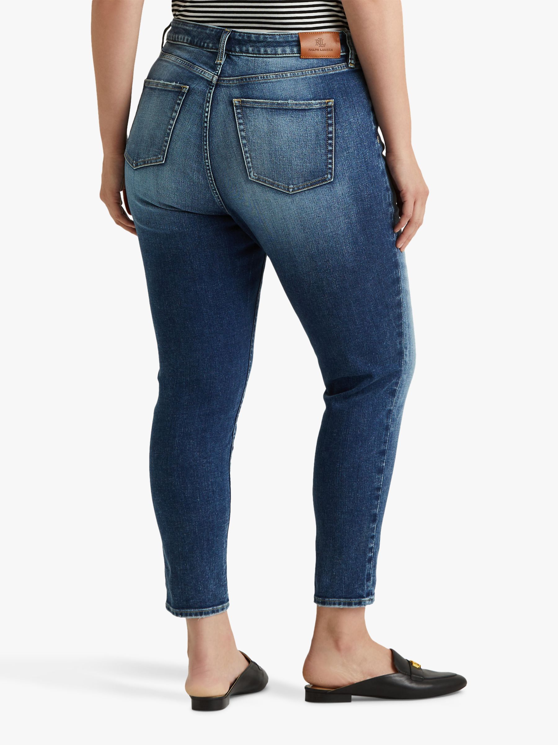 Lauren Ralph Lauren Curve High Rise Skinny Ankle Jeans, Legacy Wash at ...