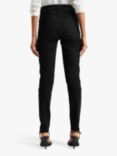 Lauren Ralph Lauren High Rise Skinny Ankle Jeans, Black Wash, Black Wash