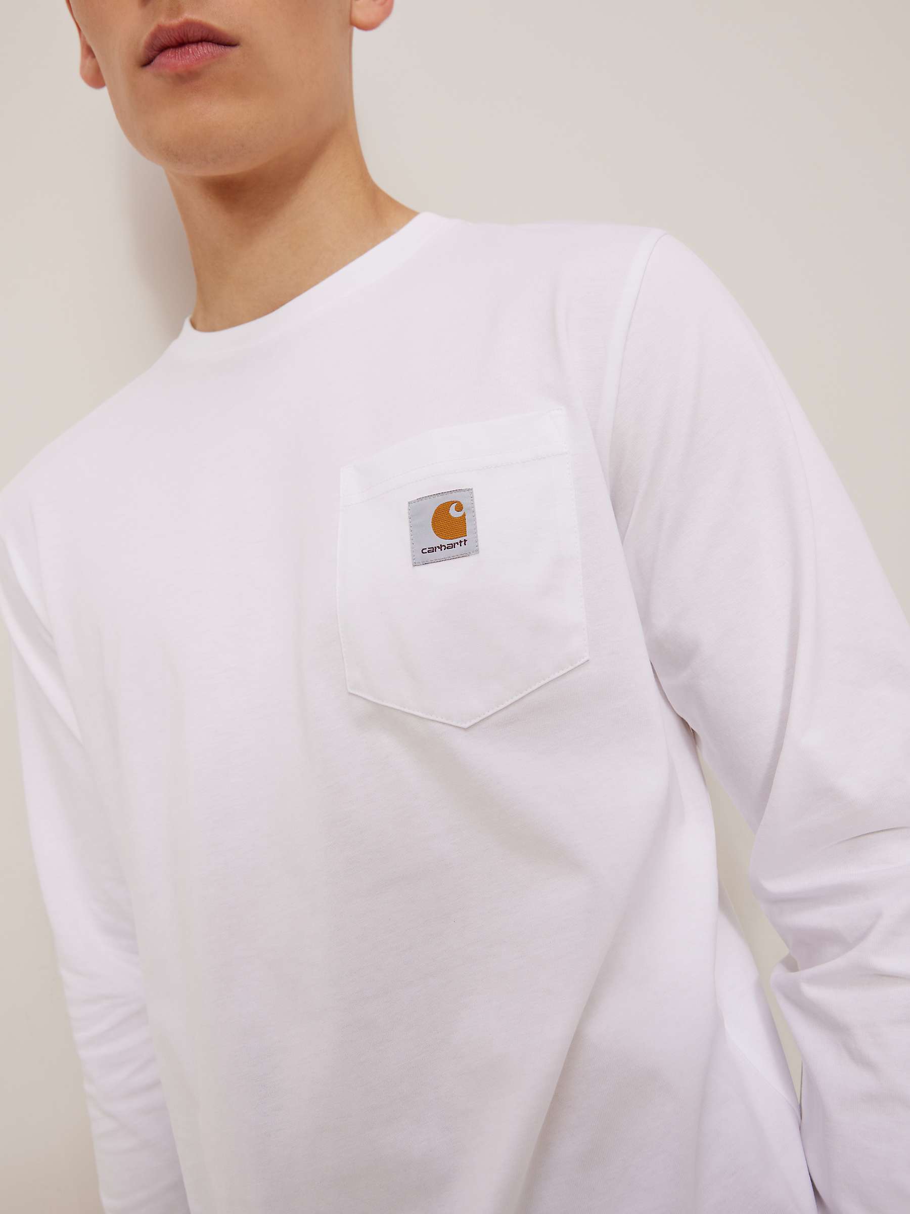 Buy Carhartt WIP Long Sleeve Pocket T-Shirt Online at johnlewis.com