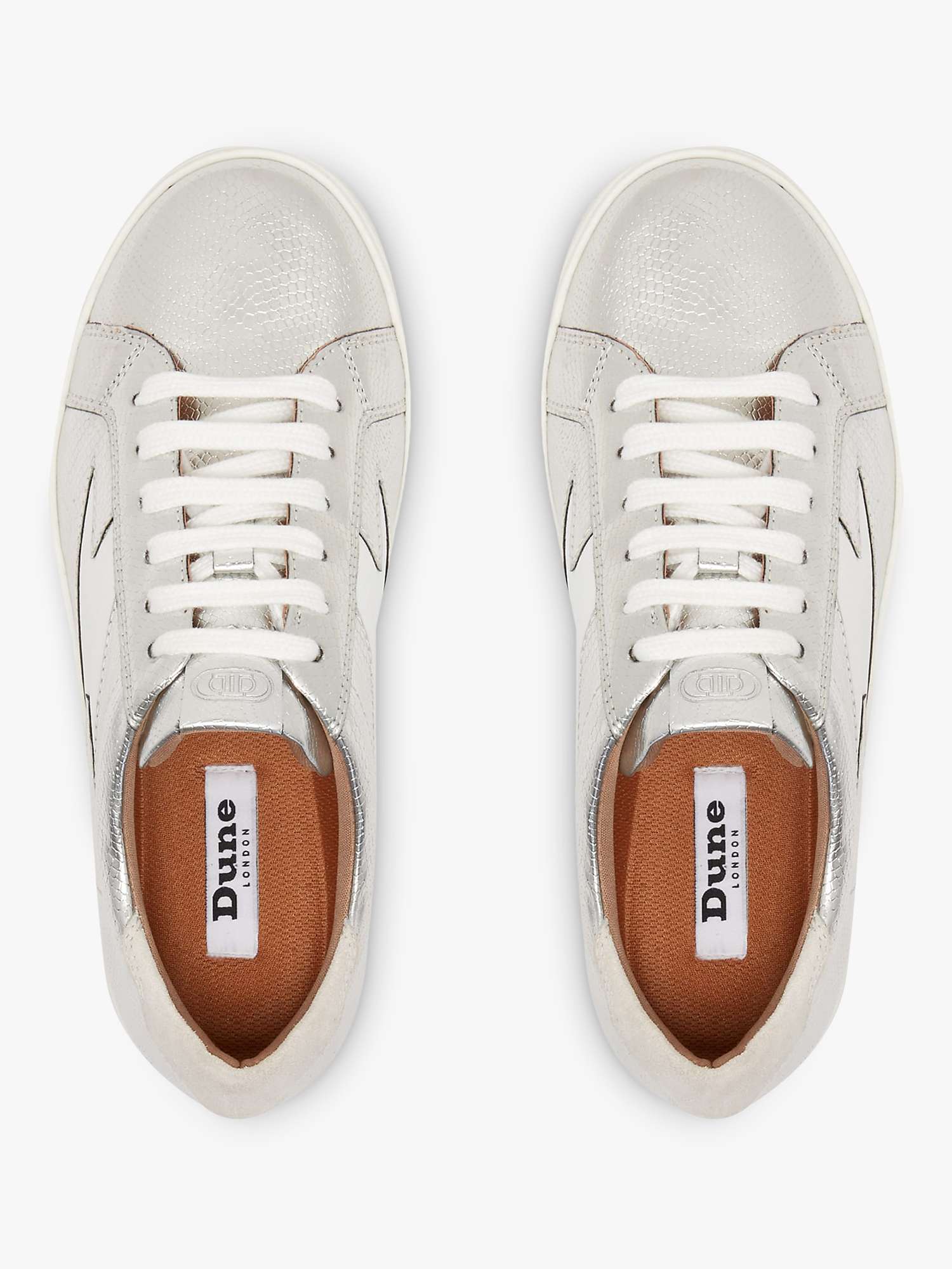 Buy Dune Energised Leather Trainers Online at johnlewis.com