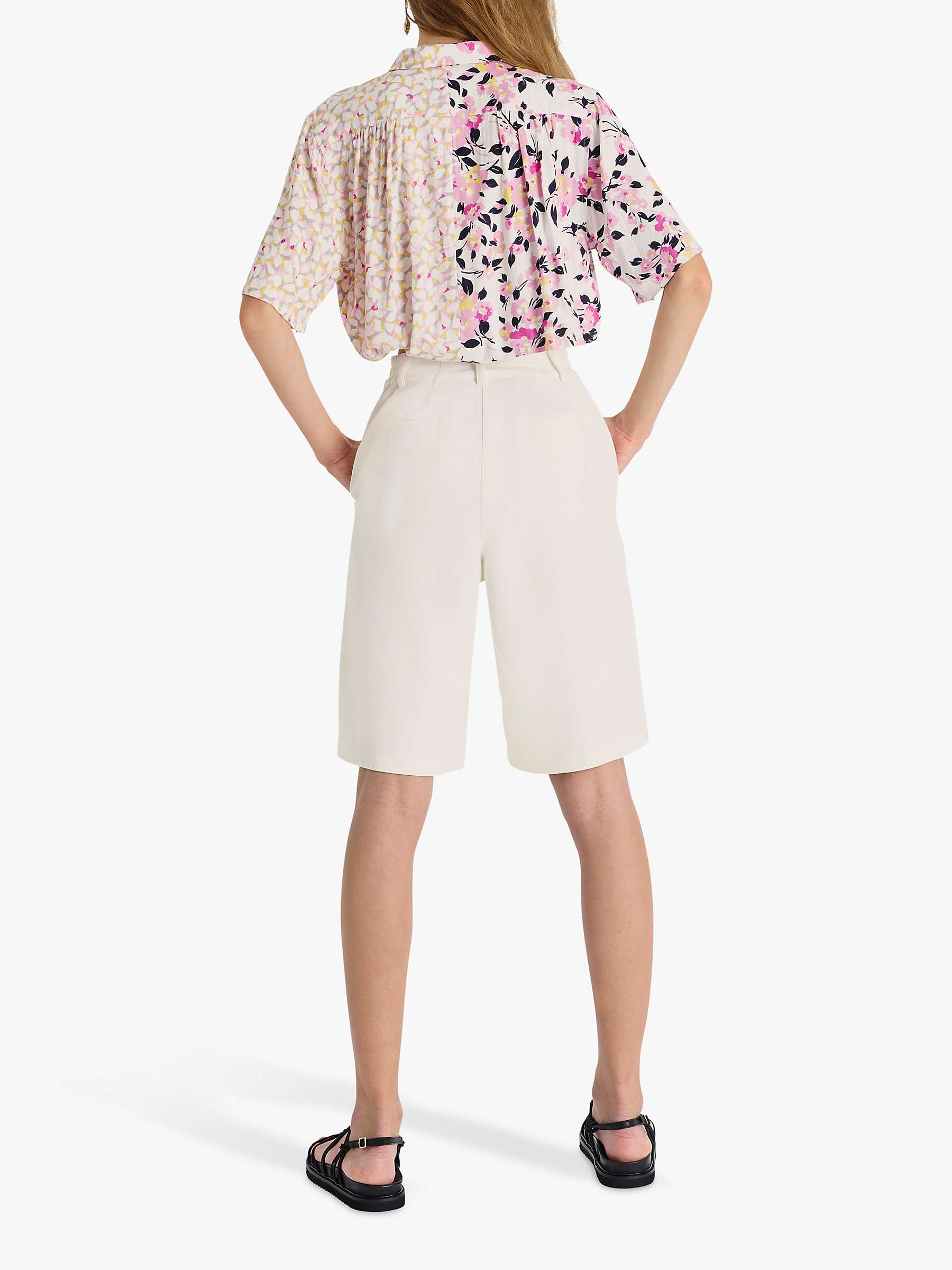 Buy French Connection Yula Cropped Blouse, Multi Online at johnlewis.com