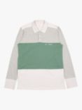It's All Good Folk Long Sleeve Colour Block Rugby Top, Green