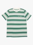 It's All Good Folk Striped T-Shirt, Green/Multi