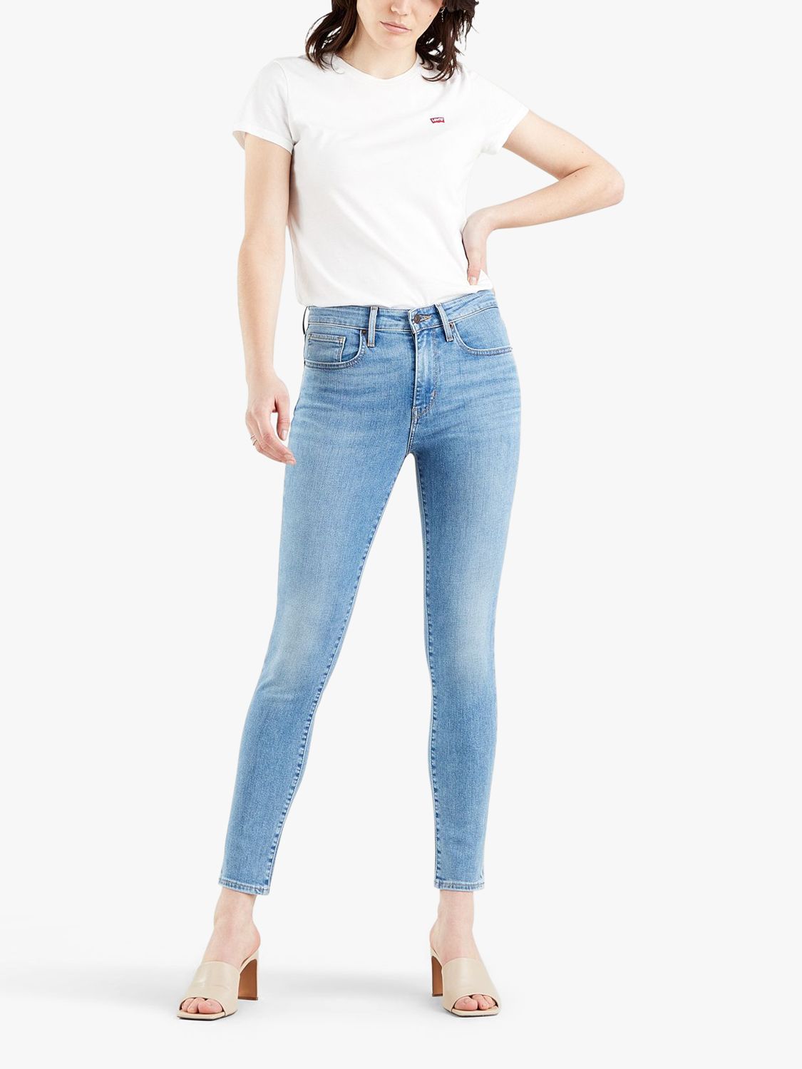 Levi's 721 High Rise Skinny Jeans, Don't Be Extra at John Lewis & Partners