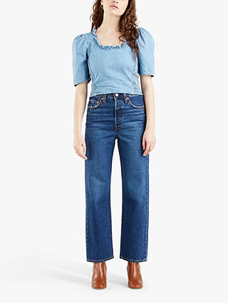 Levi's Ribcage Straight Ankle Jeans, Noe Down