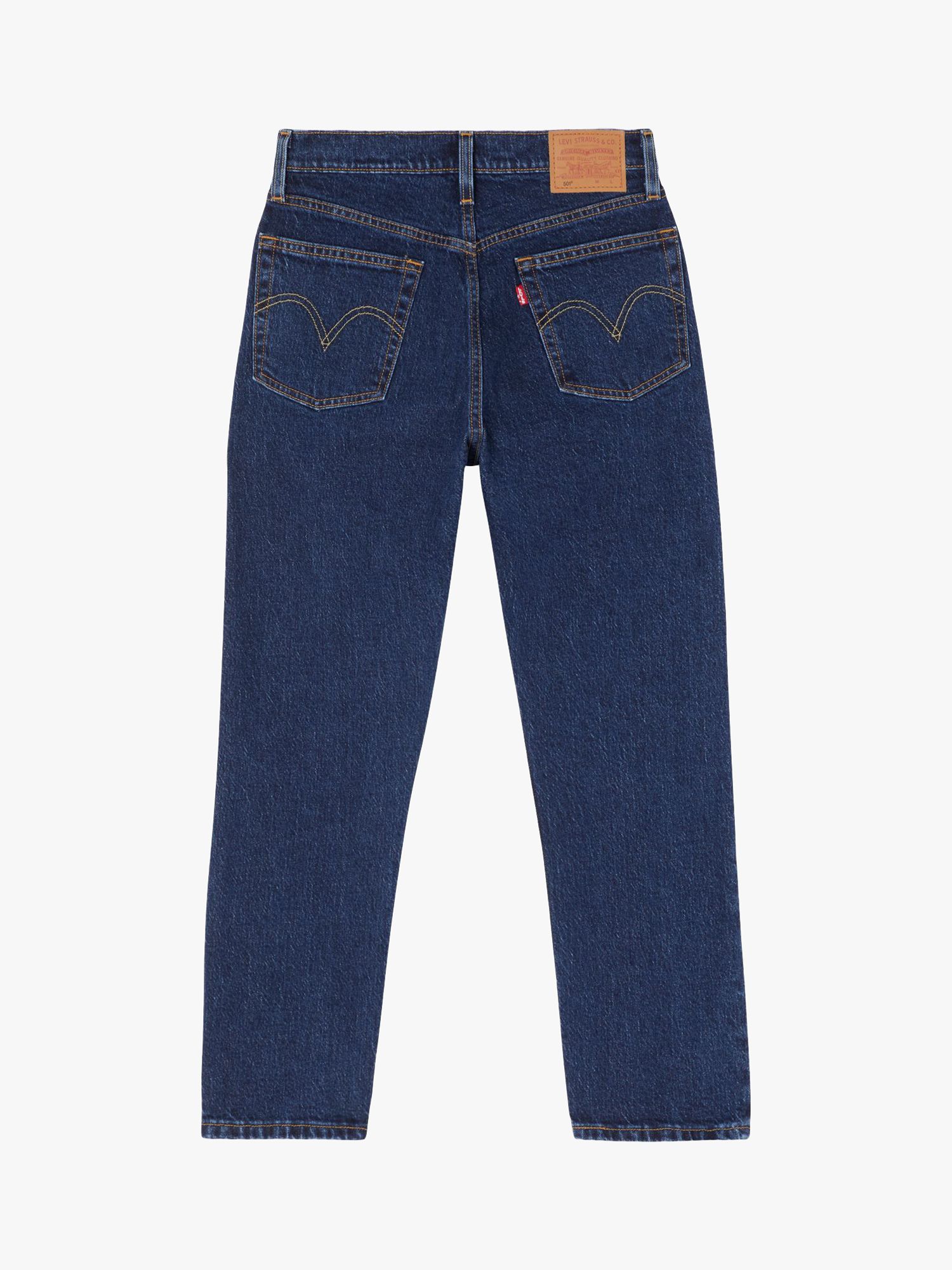 Levi's 501 Cropped Jeans, Salsa Stonewash, W24/L26