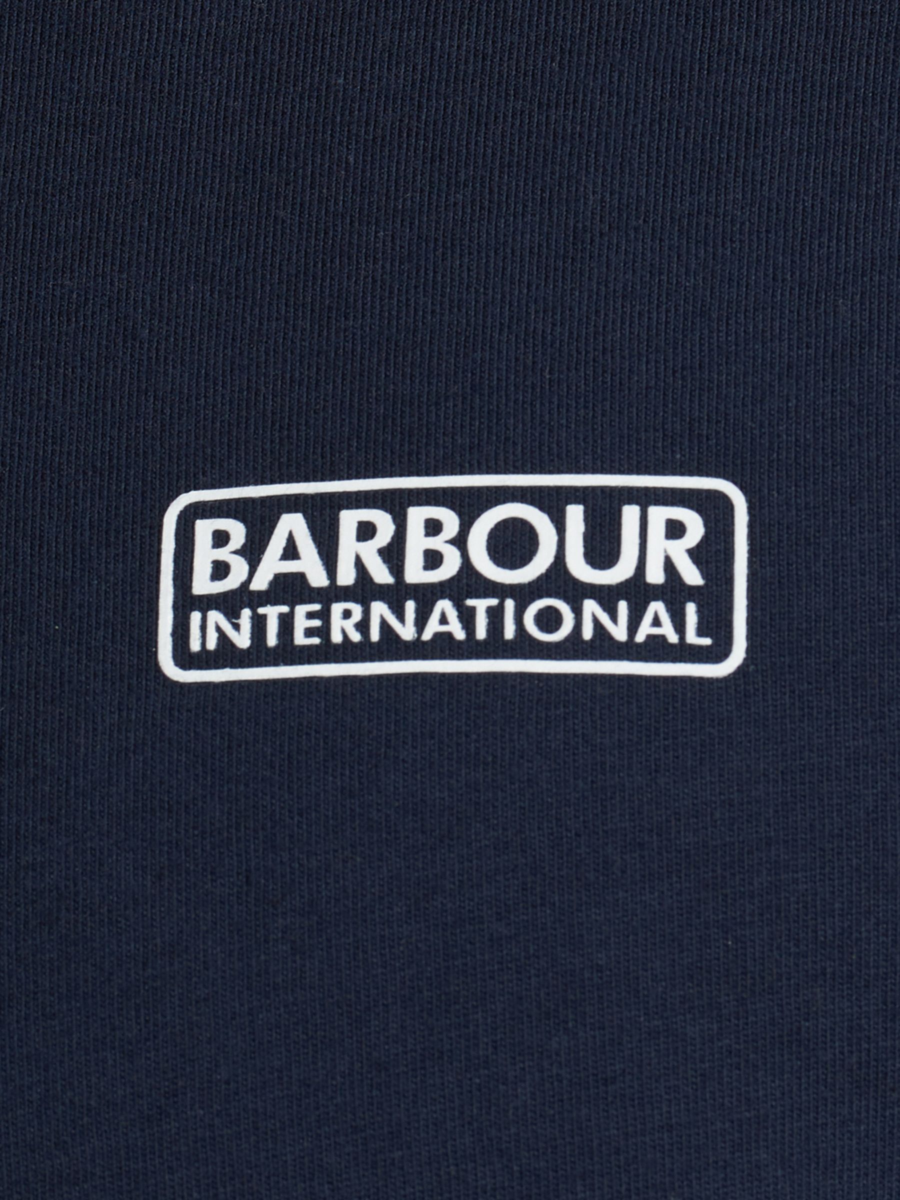 Barbour International Slim Fit Crew T-Shirt, Navy, S