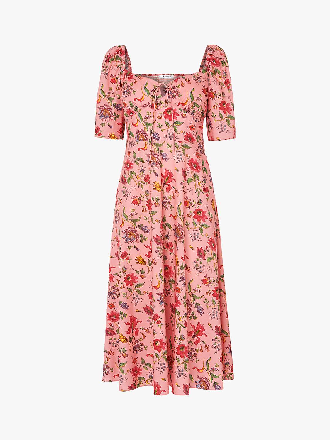 Buy L.K.Bennett x Royal Ascot Phelia Floral Print Dress, Pink/Multi Online at johnlewis.com