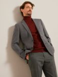 John Lewis & Partners Wool Flannel Suit Jacket, Grey
