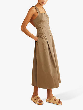 Albaray Organic Cotton Sun Dress, Khaki