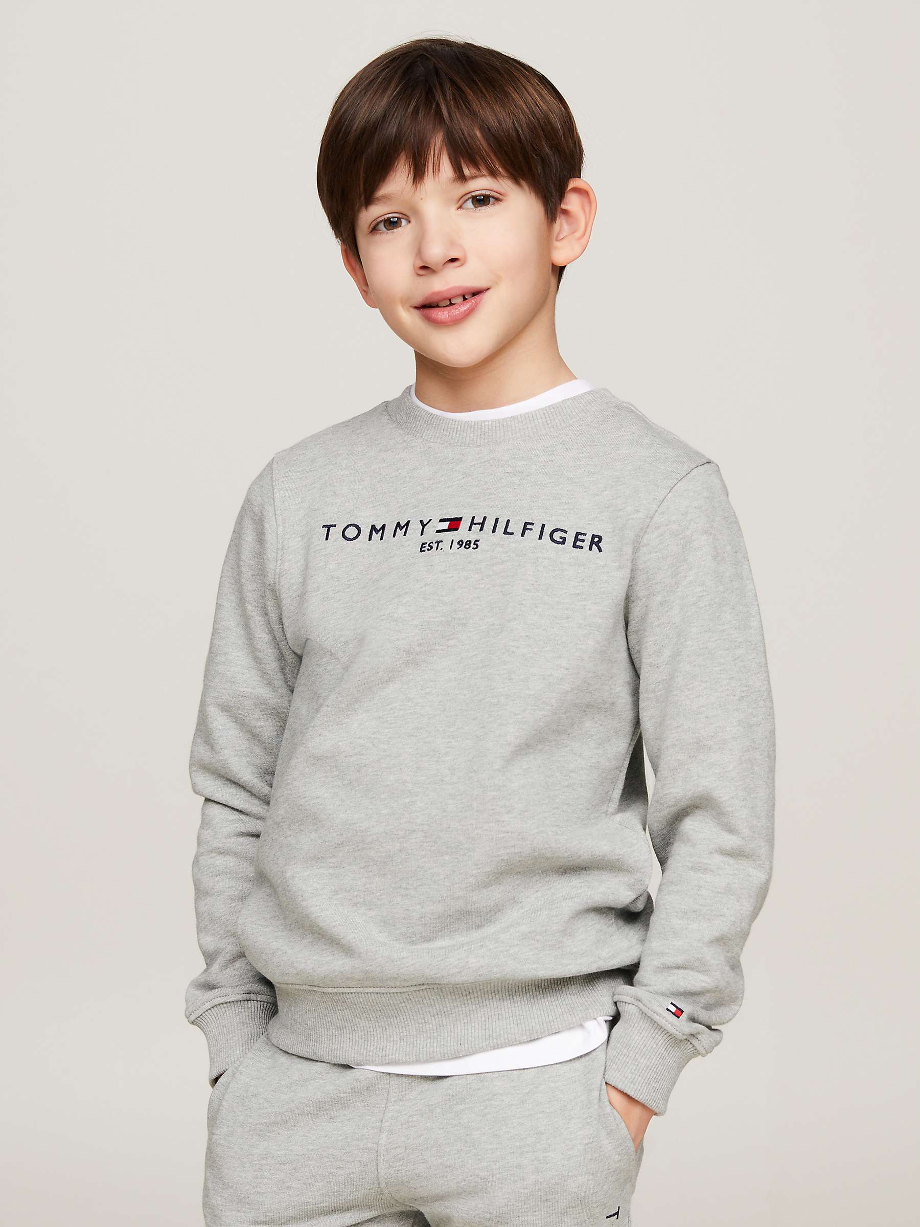 Tommy Hilfiger Kids' Essential Organic Cotton Logo Sweatshirt
