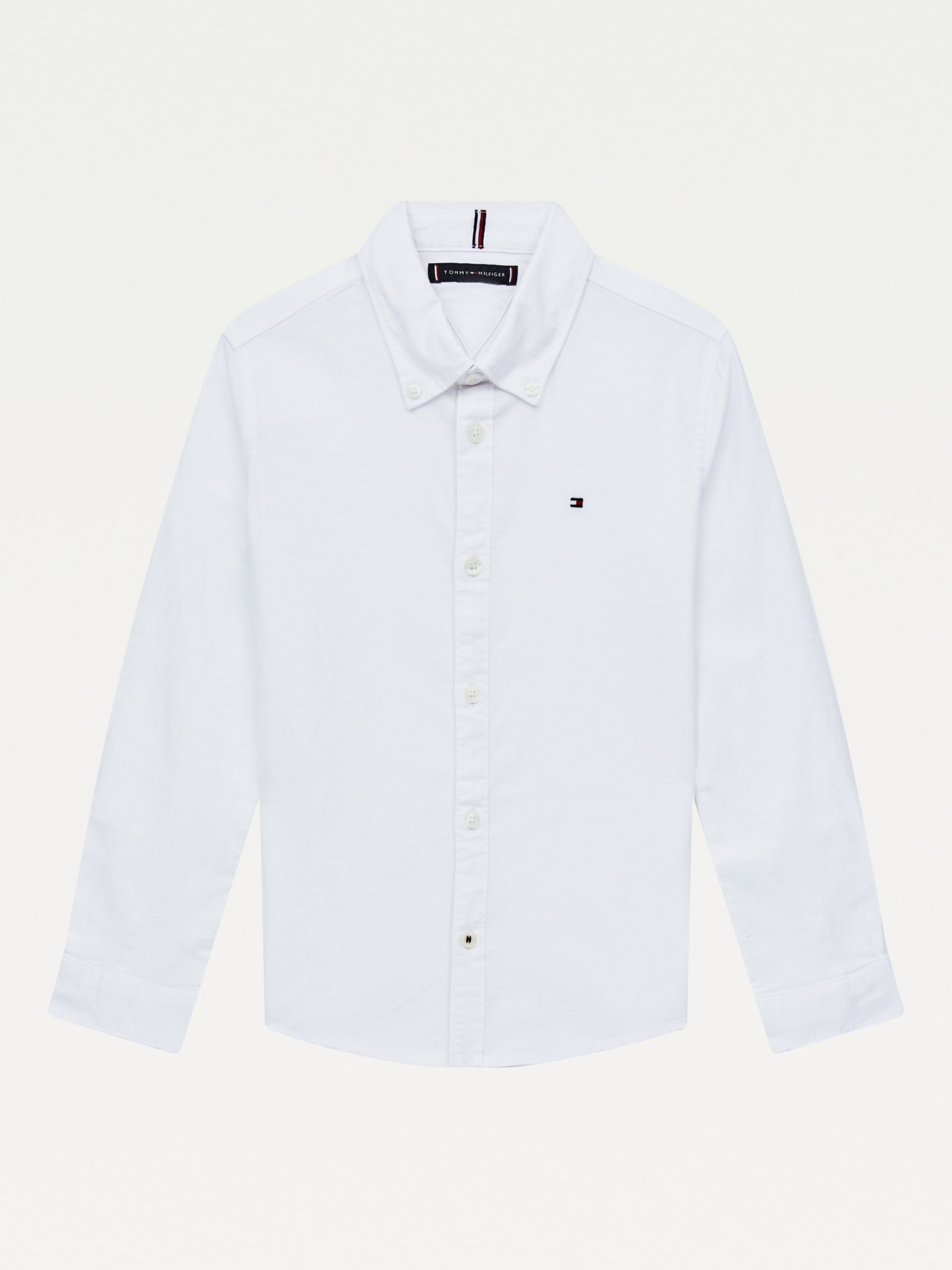 Buy Tommy Hilfiger Kids' Organic Cotton Blend Stretch Oxford Shirt Online at johnlewis.com